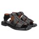 Billi Bi A1702 sandal i sort skind