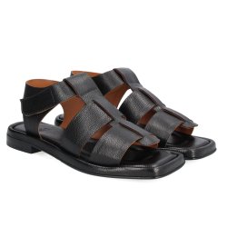 Billi Bi A1702 sandal i sort skind