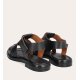 Billi Bi A1702 sandal i sort skind