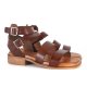 Pavement Bianca sandal med remme i tan skind