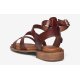 Pavement Bianca sandal med remme i tan skind