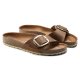 Birkenstock Madrid Big Buckle Oiled Leather Antique Brown