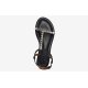 Billi Bi A1624 sandal i sort skind med nitter
