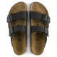 Birkenstock Arizona i sort birkoflor