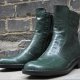 Bubetti 2078 klassisk støvle i grøn skind