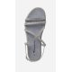 Tamaris 28121 sandal i sølv glitter