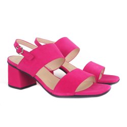 Wonders H-5606 sandal i pink ruskind