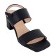 Wonders H-5606 sandal i sort skind