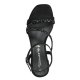 Tamaris 28036 sandal i sort med sten
