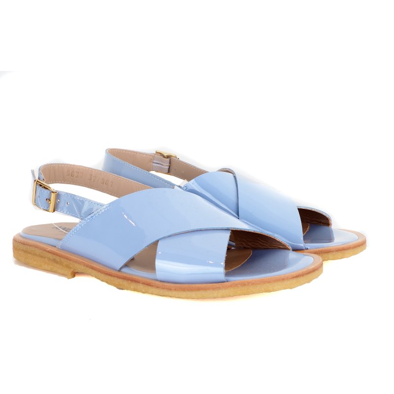 delikatesse terning Rekvisitter Angulus 5637 sandal i lyseblå - Unik sko