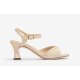 Unisa MECA sandal i beige ruskind