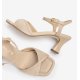 Unisa MECA sandal i beige ruskind