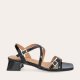 Billi Bi A4242 sandal i sort lakskind