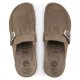 Birkenstock Buckley Suede Leather Grey Taupe