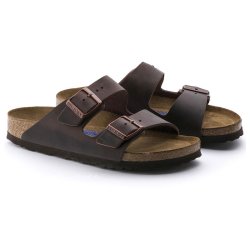 Birkenstock Arizona Habana Oiled Leather med blød fodseng