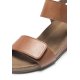 Cashott 61200367 CASALBERTA sandal med kilehæl i cognac