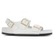 Birkenstock Milano Reptile Emboss White Leather