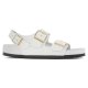 Birkenstock Milano Reptile Emboss White Leather