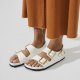 Birkenstock Milano Reptile Emboss White Leather