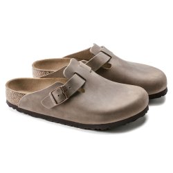 Birkenstock Boston (SMAL) Tobacco Brown Oiled Leather (FORUDBESTILLING UGE 25/26)