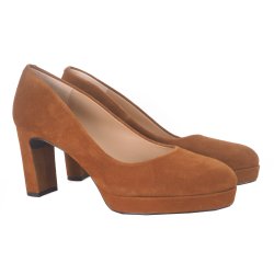 Unisa MARELI pumps in cognac ruskind