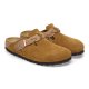 Birkenstock Boston Braided Suede Leather mink