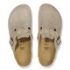 Birkenstock Boston Braided Suede Leather Taupe