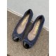 Wonders  A-6134 ballerina i navy blå