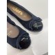 Wonders  A-6134 ballerina i navy blå