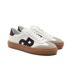 Pavement Kohia sneakers i hvid og sort skind