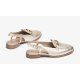 Unisa DEAN loafer i guld skind med slingback