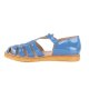 Angulus 5516 lukket sandal i blå lakskind