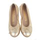 Wonders A-61112 ballerina sko i guld skind