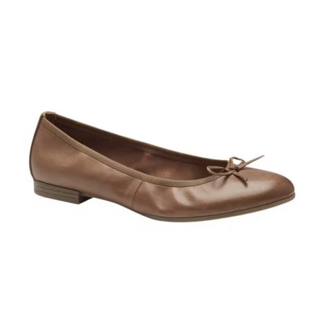 Tamaris 22116 ballerina sko i brun skind