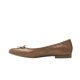 Tamaris 22116 ballerina sko i brun skind