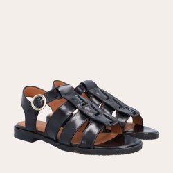 Billi Bi A6412 sandal i sort skind