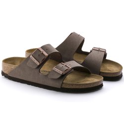 Birkenstock Arizona Mocca Birko-flor nubuck læder