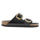 Birkenstock Arizona Big Buckle High Shine sort læder