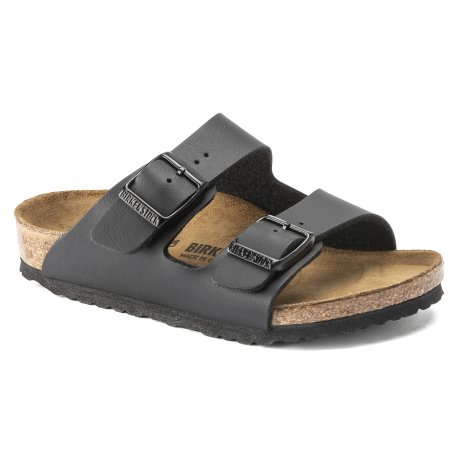 Birkenstock Arizona BØRN Sort Birko-flor