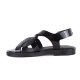 Pavement Terri sandal i sort lakskind