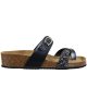 Bella Moda S24609 sandal i sort glitter