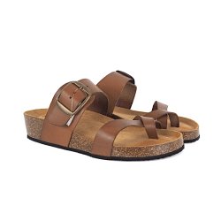 Bella Moda S24614 sandal i cognac skind