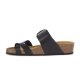 Bella Moda S24614 sandal i sort skind