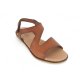 LBDK C6025 sandal i cognac skind