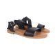 Bella Moda S24065 sandal i sort skind