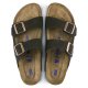 Birkenstock Arizona Suede Leather Mocha med blød fodseng