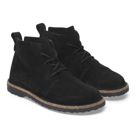 Birkenstock Uppsala støvle i sort ruskind - Sko & Støvler: 38