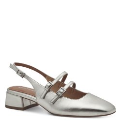 Tamaris 29510 sko med hæl i metallic