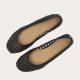 Billi Bi A8670 ballerina sko i sort flet