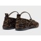 Wonders A-86101 ballerina sko i leopard printet ruskind